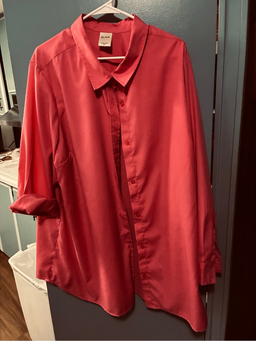 Blair Magenta Pink Long-Sleeve Button Down Shirt